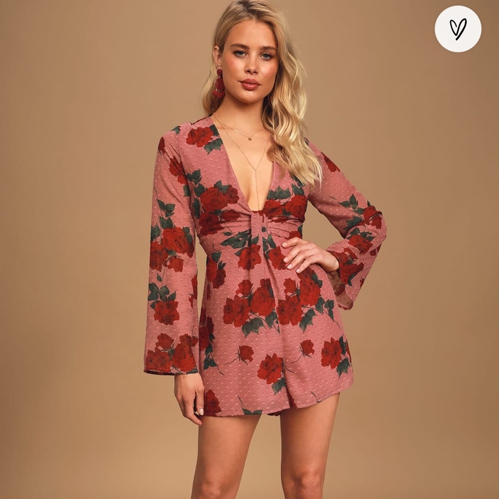 Lulus floral romper